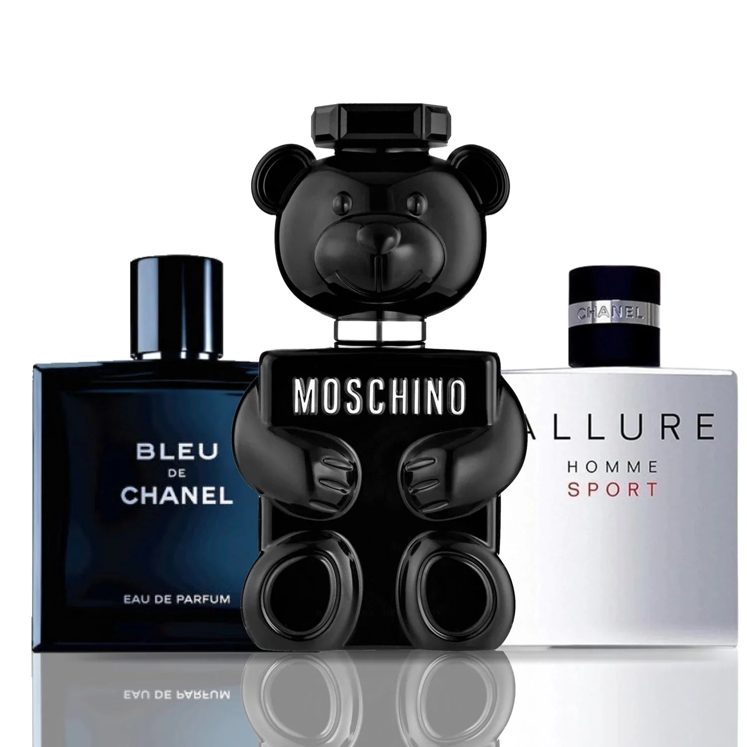 Combo de 3 perfumes | Toy Boy + Bleu de Chanel + Allure Homme Sport